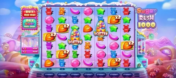 Игровой автомат SUGAR RUSH 1000 от Pragmatic Play