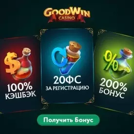 Бонусная программа в онлайн казино GoodWin
